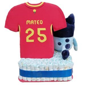 Camiseta pañales Selección española de fútbol