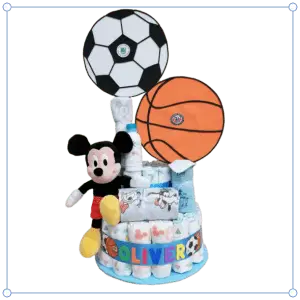tarta de pañales deportes