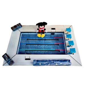 tarta de pañales piscina