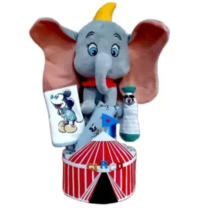 Pastel Pañales Niño circo dumbo