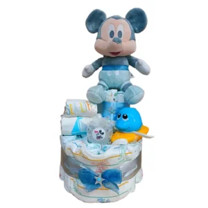 pastel pañales disney mickey