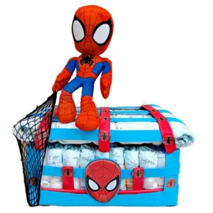 Regalo Pañales Original Cofre Spiderman