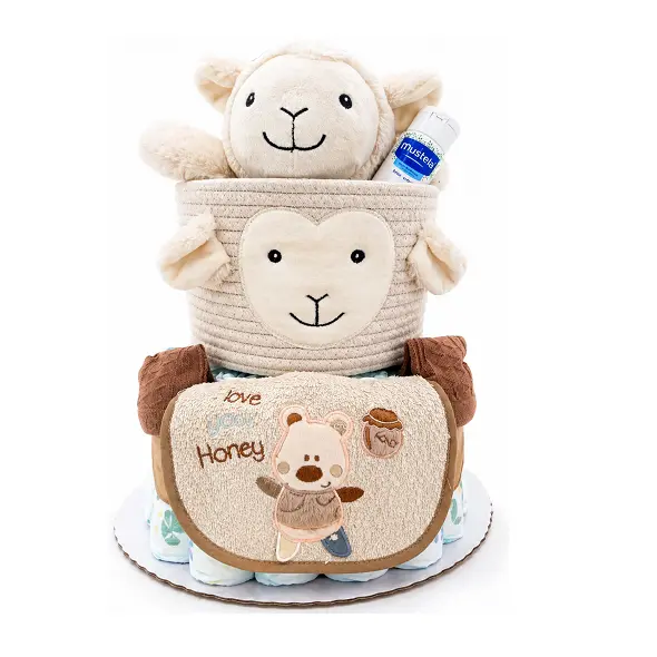 cesta pañales unisex con mustela