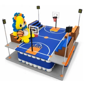 cancha de pañales baloncesto
