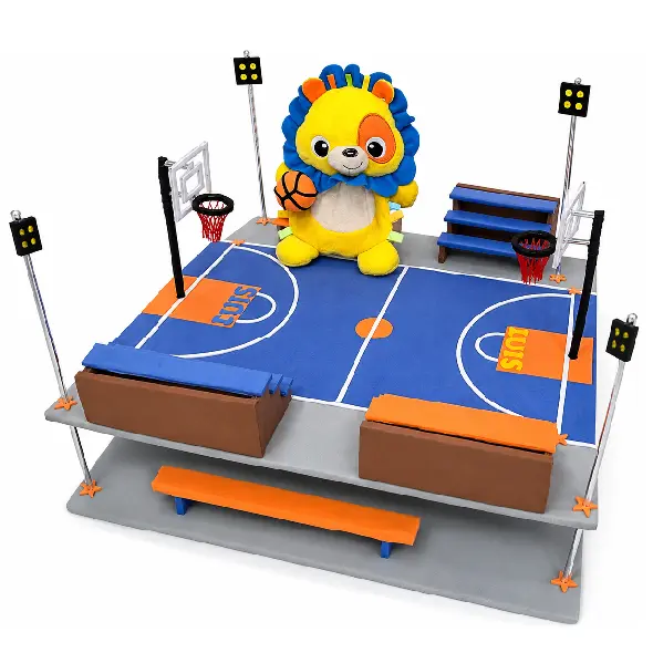 pista de pañales baloncesto