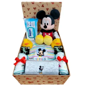 Regalo con Pañales caja regalo mickey