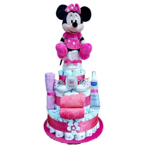 Tarta Pañales Gigante Minnie Baby Shower